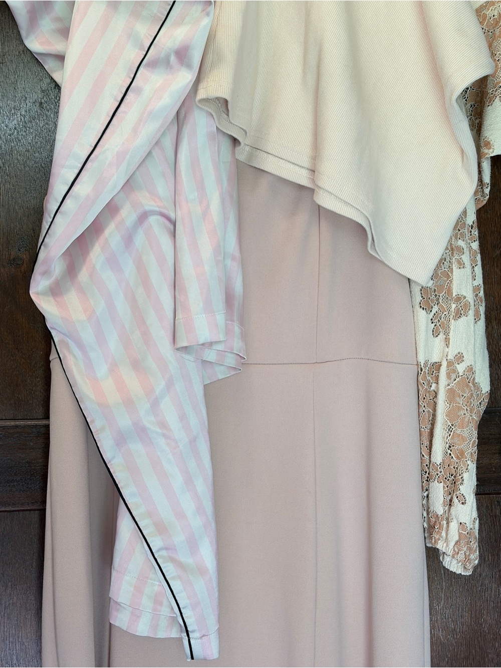 Show Me Your‎ MuMu Blush Paris Gown Square Neck Slip Bridesmaid Prom Dress XL - Picture 15 of 15
